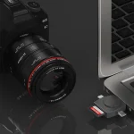 USB-A To USB-C / Type-C + Micro USB + 8 Pin 6-In-1 Round Multifunctional Card Reader - Image 4