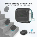 For AirPods Pro / Pro 2 AhaStyle JY17 Silicone Lock Protective Case - Image 6