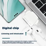 AJ-701 USB-A To USB-C / Type-C + Micro USB + 8 Pin 7-In-1 Universal Card Reader - Image 5