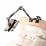 Cantilever Phone Tablet Desk Bedside Stand With Foldable Metal Arm For 4-10.2inch, 2-section, 3-section - Image 2
