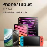 Cantilever Phone Tablet Desk Bedside Stand With Foldable Metal Arm For 4-10.2inch, 2-section, 3-section - Image 8