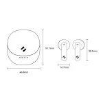 Havit E9 Semi-In-Ear ENC Noise Reduction Wireless Bluetooth Earphones, White-Standard Edition, White-Flagship Edition, Pink-Standard Edition, Pink-Flagship Edition - Image 3
