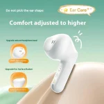 Havit E9 Semi-In-Ear ENC Noise Reduction Wireless Bluetooth Earphones, White-Standard Edition, White-Flagship Edition, Pink-Standard Edition, Pink-Flagship Edition - Image 4