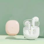 Havit E9 Semi-In-Ear ENC Noise Reduction Wireless Bluetooth Earphones, White-Standard Edition, White-Flagship Edition, Pink-Standard Edition, Pink-Flagship Edition - Image 9