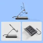 Blueendless 4K/60Hz Multifunctional Docking Station Tablet Holder, 10-in-1, 10-in-1 Rotating, 10-in-1 Ethernet Port, 10-in-1 Ethernet Port Rotating - Image 3