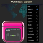 1.9 Inch TFT Full-Color Touchscreen Wireless 5.4 Earbuds ANC+ENC Noise Reduction In-Ear Sports Earphones - Image 11