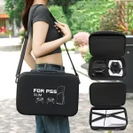 BKANO For Sony PS5 Slim Storage Bag Hard-Shell Shoulder Suitcase Storage Case - Image 2