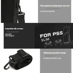 BKANO For Sony PS5 Slim Storage Bag Hard-Shell Shoulder Suitcase Storage Case - Image 8