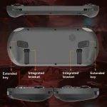 4.5-inch IPS Screen 64G Handheld Game Console Built-in 20000 Games, SF3000, SF3000 with 2 Handles - Image 8