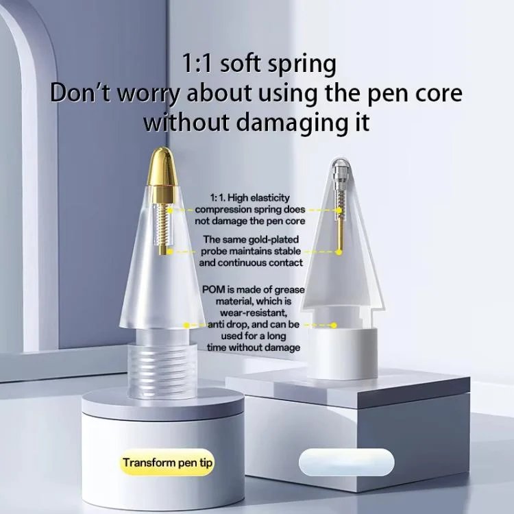 TBD06058868_B4.webp For Apple Pencil Pro / 2 / 1 Replacement Tips Stylus Nib, 2H x 2+2B x 2, 2B x 4, 3.5+Tapered+2.0+Steel Ball, 2.0+3.0+2B+Steel Ball, 6 In 1 - Image 5