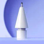 For Apple Pencil 2 / 1 Elastic Tip Soft Probe Silent Replacement Nib, 4B White, 4B Transparent, 2B White, 2B Transparent, HB White, HB Transparent