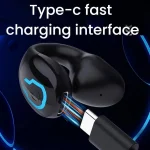 Bluetooth Earpiece Single Ear Clip-On Non-Intrusive Design Sports Headphones for Running - Image 8