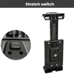 YUNTENG VCT-320 Adjustable Hot Shoe Tablet & Phone Mount Clamp Holder with Dual 1/4 Inch Screw Holes for 5.1-9.9 Inch Devices - Image 7