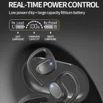 M200 Open-Ear Wireless Bluetooth Headphones Ear-Hook Earphone Waterproof Earpieces - Image 9