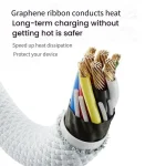 ANKER A8060 1.5m 240W PD Fast Charging Dual Type-C Charging Cable Braided Data Cable - Image 5