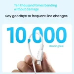 ANKER 310 Fast Charging PD Cable PVC Material Type-C to 8 Pin Fast Charging Cable, Black 0.9m, White 0.9m, Black 1.8m, White 1.8m - Image 5