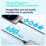 ANKER 310 Fast Charging PD Cable PVC Material Type-C to 8 Pin Fast Charging Cable, Black 0.9m, White 0.9m, Black 1.8m, White 1.8m - Image 6