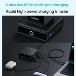 Prime Series Gallium Nitride Charge Magnetic Suction Base 100W USB Charger, US Plug, A1902 - Image 3