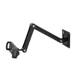 Long Arm Articulated Wall Mount Tablet Holder Adjustable Phone Mount with Detachable Base, Split Black, Split Black Blue