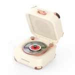 AVWOO A17 Mini Colorful Light Retro Gramophone Bluetooth Speaker