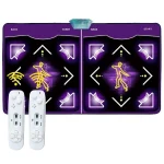 Wired Dance Mat With Motion Sensor - Dual Player Fitness Gaming Rug For TV & PC, Supports TF Card AV Interface, EU Plug, 040, 039