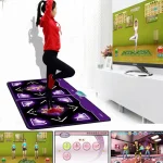 Wired Dance Mat With Motion Sensor - Dual Player Fitness Gaming Rug For TV & PC, Supports TF Card AV Interface, EU Plug, 040, 039 - Image 4