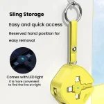 120cm Portable 3 In 1 Fast Charging Cable With Mobile Phone Holder Light Retractable Data Cable - Image 12