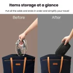 BANGE 3067 Travel Digital Storage Bag Multi-compartment Data Cable Daily Business Trip Handbag - Image 5