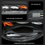 BANGE 3067 Travel Digital Storage Bag Multi-compartment Data Cable Daily Business Trip Handbag - Image 7