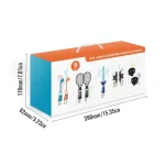 JYS JYS-NS2281 For Nintendo Switch 2 Sports 9 In 1 Gaming Sports Kit Left And Right Grip Accessories - Image 6