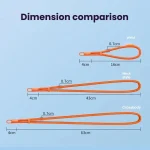 Adjustable Phone Lanyard With Self-Locking 360-Degree Rotatable Anti-Tangle Design & TPU Clip, Neck Black, Neck Orange, Neck Green, Crossbody Black, Crossbody Orange, Crossbody Green - Image 10