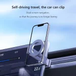 Travel Portable Magnetic Phone Holder Flexible Rotation Hands-Free Airplane Phone Mount - Image 4