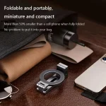 Travel Portable Magnetic Phone Holder Flexible Rotation Hands-Free Airplane Phone Mount - Image 9