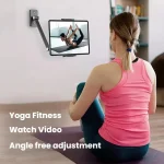 Cell Phone Tablet PC Universal Bracket Base 360 Rotation Foldable Wall Mounted Support Holder Clip, WS-2U (White), WS-2U (Dark Gray) - Image 11