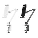 Cell Phone Holder Live Streaming Desktop Folding Phone / Tablet Universal Desk Clip Holder - Image 2