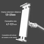 Cell Phone Holder Live Streaming Desktop Folding Phone / Tablet Universal Desk Clip Holder - Image 11