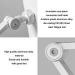 Cell Phone Holder Live Streaming Desktop Folding Phone / Tablet Universal Desk Clip Holder - Image 3