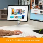 Cell Phone Holder Live Streaming Desktop Folding Phone / Tablet Universal Desk Clip Holder - Image 7