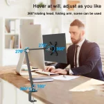 Rotating Aluminum Portable Monitor Stand Tablet Universal Folding Lifting Desktop Holder - Image 7