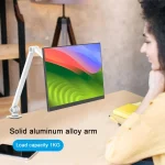 Rotating Aluminum Portable Monitor Stand Tablet Universal Folding Lifting Desktop Holder - Image 8