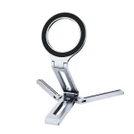 Foldable Magnet Tripod Desk Mount Phone Handle Smartphone Bracket, Silver