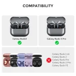 For Samsung Galaxy Buds3 / 3 Pro AhaStyle WG160 Personalized Cartoon Cat Ears Silicone Case - Image 3