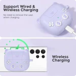 For Samsung Galaxy Buds3 / 3 Pro AhaStyle WG160 Personalized Cartoon Cat Ears Silicone Case - Image 6