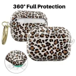 For AirPods Pro 2 / Pro AhaStyle TPU Leopard Print Protective Case - Image 3