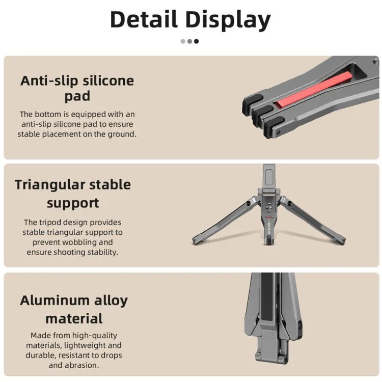 TBD06060286_B10.webp Magsafe Mobile Phone Magnetic Holder Desktop Tripod, Silver Gray - Image 11