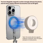 Magsafe Mobile Phone Magnetic Holder Desktop Tripod, Silver Gray - Image 8