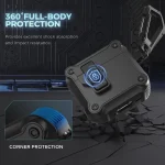 For AirPods 4 AhaStyle WG167 With Safety Locking Integrated Protective Case - Image 2