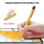 AhaStyle PT180-K Stylus Retro Anti-slip Protection Case, For Apple Pencil USB-C, For Apple Pencil 1, For Apple Pencil 2 - Image 5
