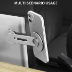 AhaStyle WG26-5 Aluminum MagSafe Circle Magnetic Laptop Expansion Stand Portable Adjustable Phone Holder - Image 2