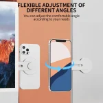 AhaStyle WG26-5 Aluminum MagSafe Circle Magnetic Laptop Expansion Stand Portable Adjustable Phone Holder - Image 4